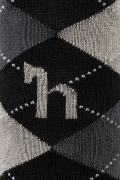 Discount horze Holly rutete ridestrømper Black