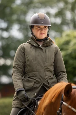 Clearance horze Jadine varmejakke til ridning Olivegreen