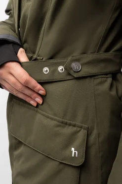 Clearance horze Jadine varmejakke til ridning Olivegreen