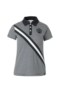 Discount horze Jessie jerseyskjorte, dame DarkNavy/White