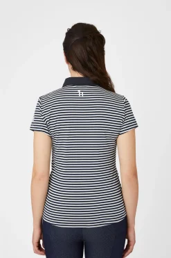 Discount horze Jessie jerseyskjorte, dame DarkNavy/White