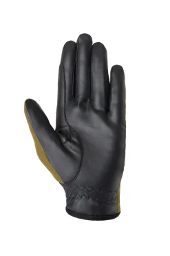 Outlet horze Joana vinterhansker med pyntesteiner FirGreen