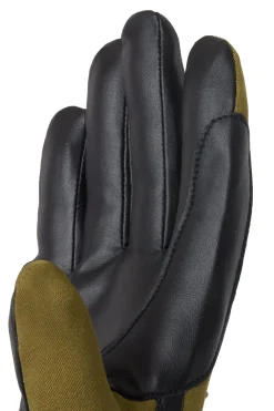 Outlet horze Joana vinterhansker med pyntesteiner FirGreen