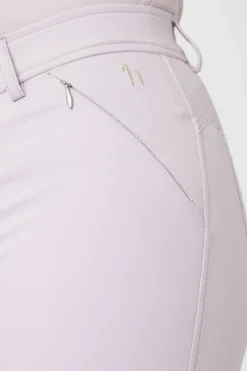 New horze Kaitlin helforsterkede ridebukser med blomsterdetaljer, dame OrchidHush