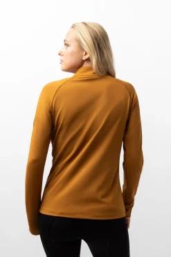 Hot horze Karla treningsskjorte til dame Goldenbrown