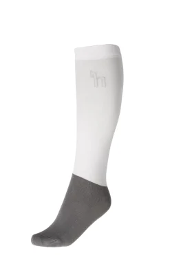 Clearance horze Layla stevnesokker til barn BrillantWhite