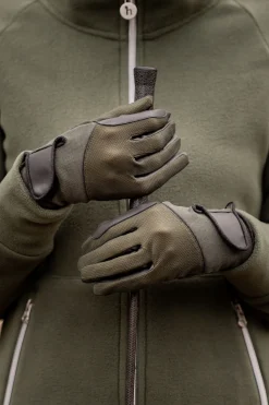 Sale horze Leni ridehansker til sommeren til dame BeetleGreen