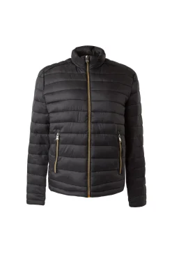 Clearance horze lettfôret jakke, herre Black