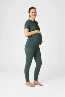 Outlet horze Lily funksjonell t-skjorte, mammaklær CilantroGreen