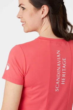 Discount horze Lily funksjonell t-skjorte, dame RougeRed