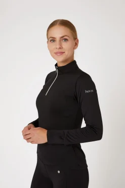 Best horze Luminox funksjonell langermet skjorte til dame Black