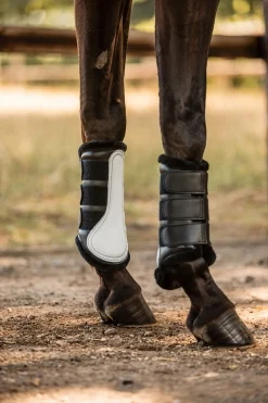 Discount horze Luminox reflekterende stryksokker, foran Black