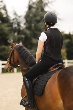 Discount horze LUNA ryggbeskytter Black