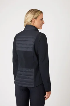 horze Maeve hybridjakke i softshell, dame DarkNavy