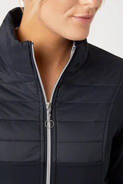 horze Maeve hybridjakke i softshell, dame DarkNavy