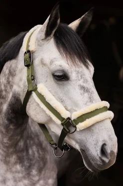 horze Marquess grime med fuskepels BurntOlive