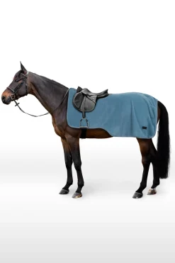 Clearance horze Marquess ridedekken i fleece AegeanBlue