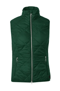 Discount horze Martina lettfôret vest, dame MountainViewGreen