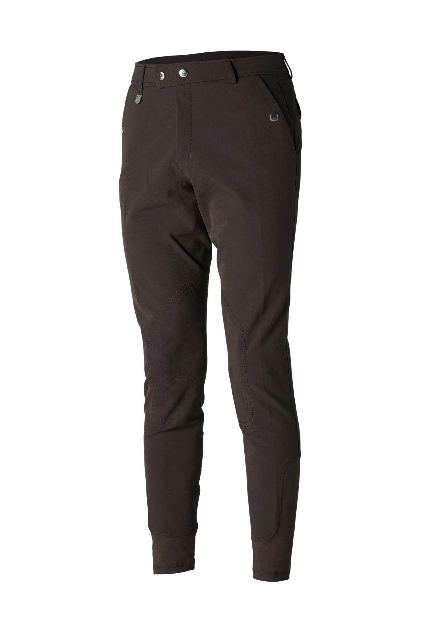 Best horze Mens Grand Prix Knee Patch Riding Breeches Turkishcoffee(darkbrown)