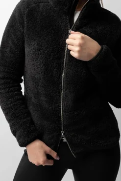 horze Merida jakke i teddyfleece til dame Black