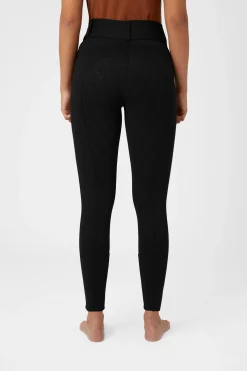 Sale horze Mia helforsterkede thermo ridebukser med silikon, dame Black