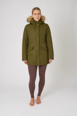 Hot horze Mikaela parkas til dame FirGreen