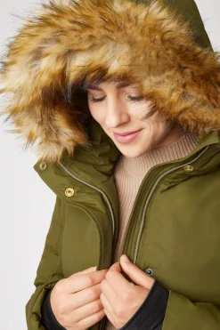 Hot horze Mikaela parkas til dame FirGreen