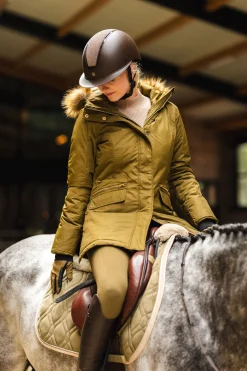 Hot horze Mikaela parkas til dame FirGreen