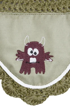 Best horze Monster ørehette til ponni MossGreen