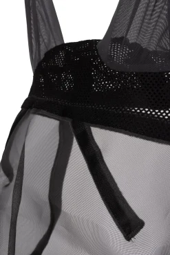 horze Mountain fluemaske til ridning DarkGrey