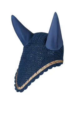 horze Munich ørehette med metalliske detaljer ReflectingPondBlue