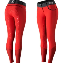 Sale horze Nordic Performance helforsterket ridebukse med silikon, dame Red