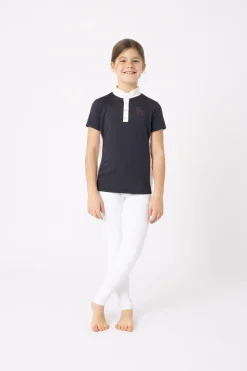 Best horze Nyra stevneskjorte til barn DarkNavy