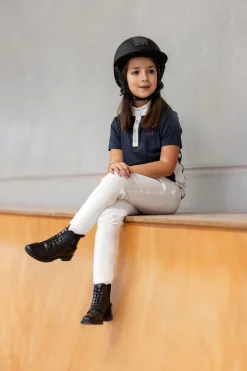 Best horze Nyra stevneskjorte til barn DarkNavy