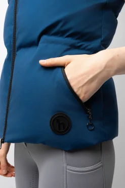 Best horze Oona vattert ridevest Deepseablue