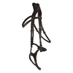 Sale horze Peckham anatomisk hodelag med broderi DarkBrown