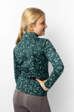 Hot horze Pegasus Barne Treningstrøye Darkseagreen