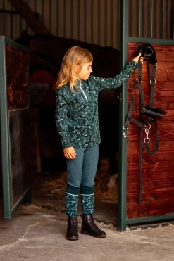 Hot horze Pegasus Barne Treningstrøye Darkseagreen