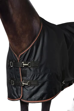 Outlet horze Pegasus ponnidekken med fleecefôr Caviar