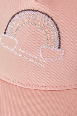 Discount horze Ria caps med regnbue til barn ShrimpPink