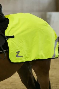 Clearance horze ridedekken, refleks Yellow