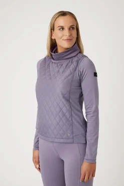 Sale horze Riley hybrid ridevest til dame GrapeRoyale
