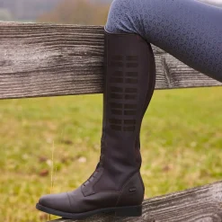 Online horze Rover silikon ridestøvler DarkBrown