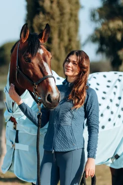 Sale horze Sabine hybrid hettegenser, dame ObscureNightBlue