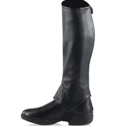 Best horze Sabrina glitrende leggchaps i PU-lær, dame Black