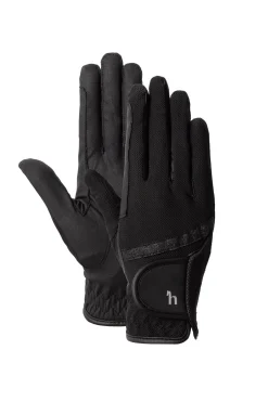 horze Sabrina sommerhansker med netting, dame Black