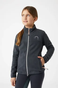 Sale horze Sadie fleecejakke til barn DarkNavy