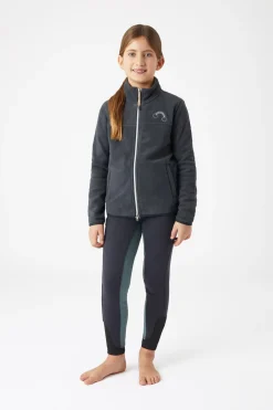 Sale horze Sadie fleecejakke til barn DarkNavy