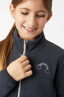 Sale horze Sadie fleecejakke til barn DarkNavy