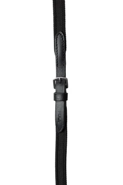 Best horze Slender vevde gummitøyler Black